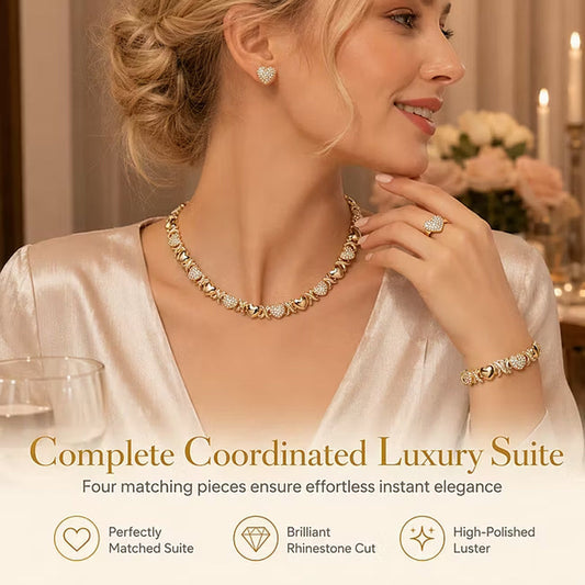 🎁 Early Christmas Hot Sale 60% OFF🎅 Classic Heart Shape Jewelry 4-Piece Set