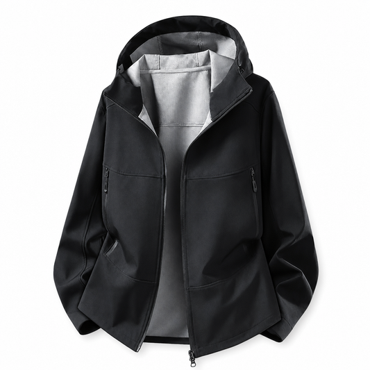 🔥Autumn Hot Sale 50%OFF🧥 Unisex Outdoor Hooded Softshell Jacket – Windproof & Water-Resistant 🌧️
