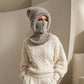 ❄️Black Friday Sale 60% OFF!!⚡ Women's One-Piece Knitted Winter Hat, Scarf & Face Cover with Cozy Full-Coverage Design for Cold Weather Comfort
