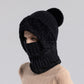 ❄️Black Friday Sale 60% OFF!!⚡ Women's One-Piece Knitted Winter Hat, Scarf & Face Cover with Cozy Full-Coverage Design for Cold Weather Comfort