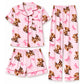 ⏳LAST DAY SALE 60% OFF!!🐮Cute Highland Cow Print, 3-Piece Fun Pajama Set – Cozy Lounge & Sleepwear ✨