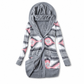 💖Black Friday Mega Deal – 50% off!💖 🌼Women's Mid-Length Hooded Knit with Cotton Lining