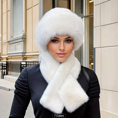 ❄️Winter Hot Sale 50% OFF🔥Winter Plush Thickened Scarf and Hat Warm Set