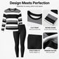 Women's Striped Long Sleeve Top & Pants Set