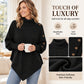 Women's Chic Mock Neck Cable Knit Sweater