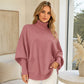 ❄️Black Friday Sale 60% OFF!!⚡Women's Turtleneck Batwing Sleeve Knit Sweater