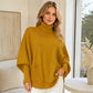 ❄️Black Friday Sale 60% OFF!!⚡Women's Turtleneck Batwing Sleeve Knit Sweater
