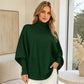 ❄️Black Friday Sale 60% OFF!!⚡Women's Turtleneck Batwing Sleeve Knit Sweater