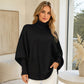 ❄️Black Friday Sale 60% OFF!!⚡Women's Turtleneck Batwing Sleeve Knit Sweater