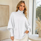 ❄️Black Friday Sale 60% OFF!!⚡Women's Turtleneck Batwing Sleeve Knit Sweater